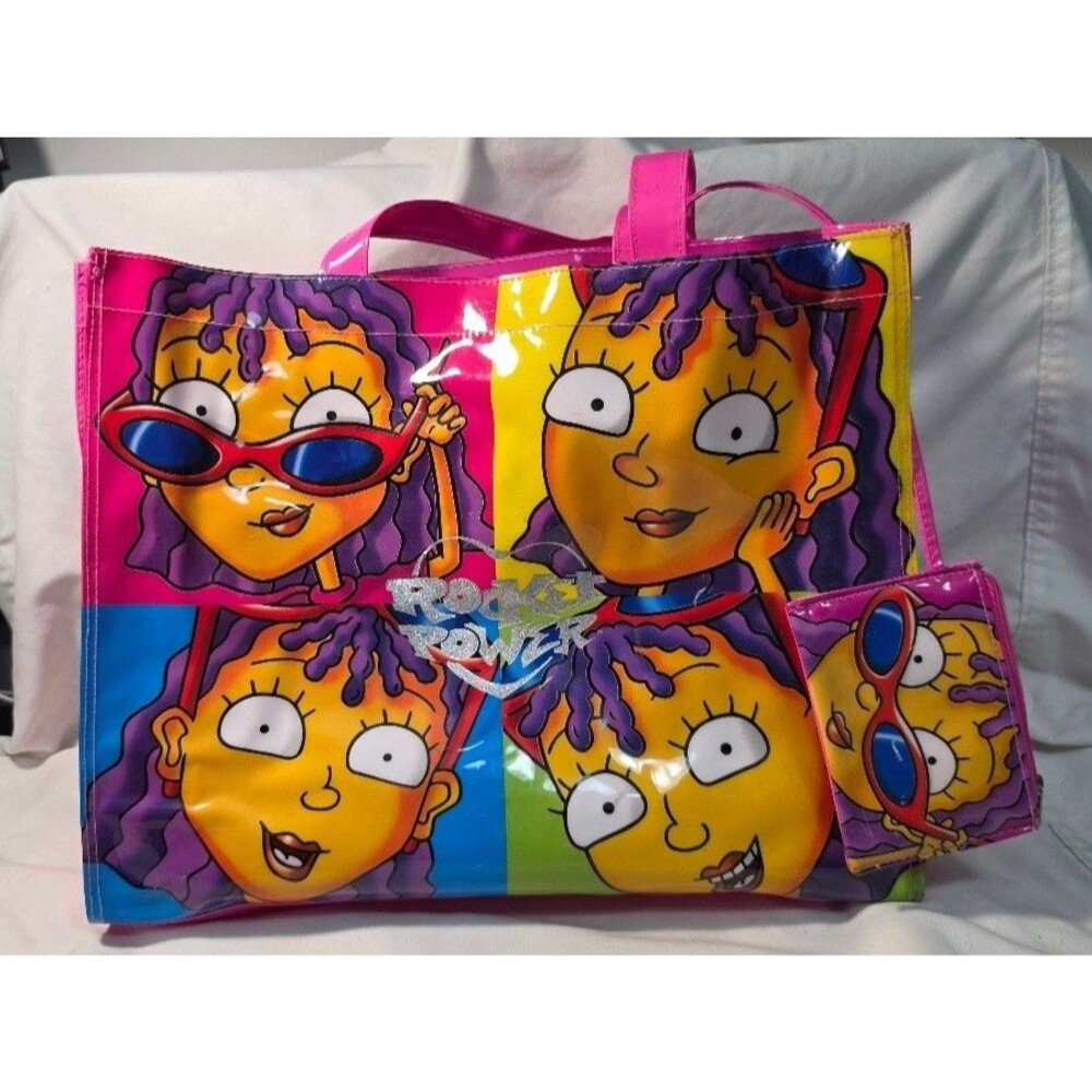 Nickelodeon Tote Bag/Wallet Multicolor Rocket Power Reggie Rocket